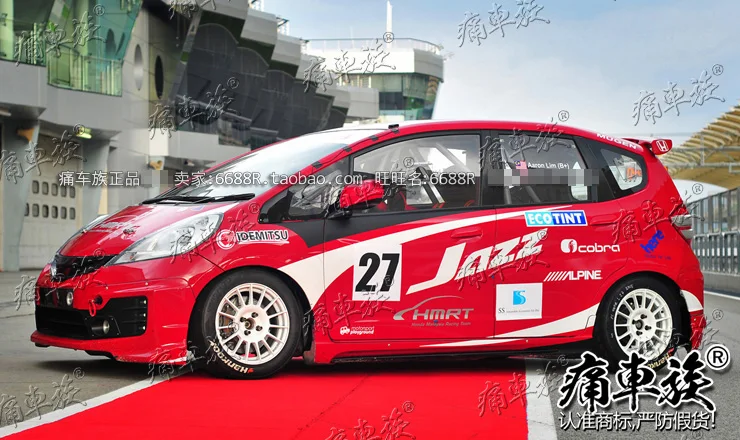 Car stickers For Honda Fit GK5 JAZZ 2014-2019 body appearance new decoration modification | Автомобили и мотоциклы
