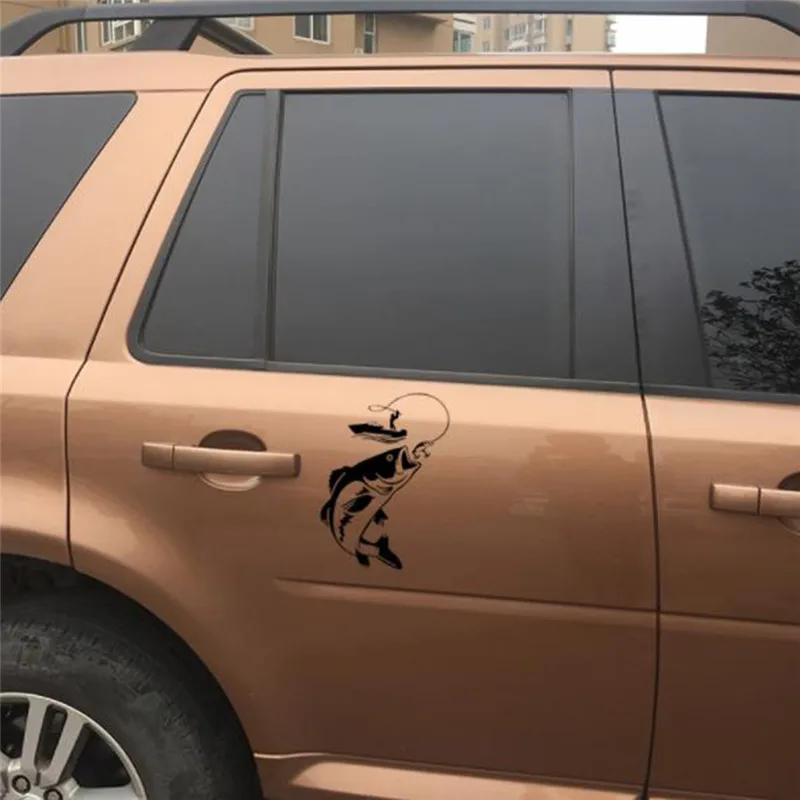 Водонепроницаемая наклейка на рыбу 17 см х 12 см|Наклейки автомобиль| |