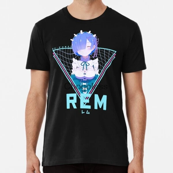 Футболка Rem vaporwave Re Zero для мужчин и женщин | Мужская одежда