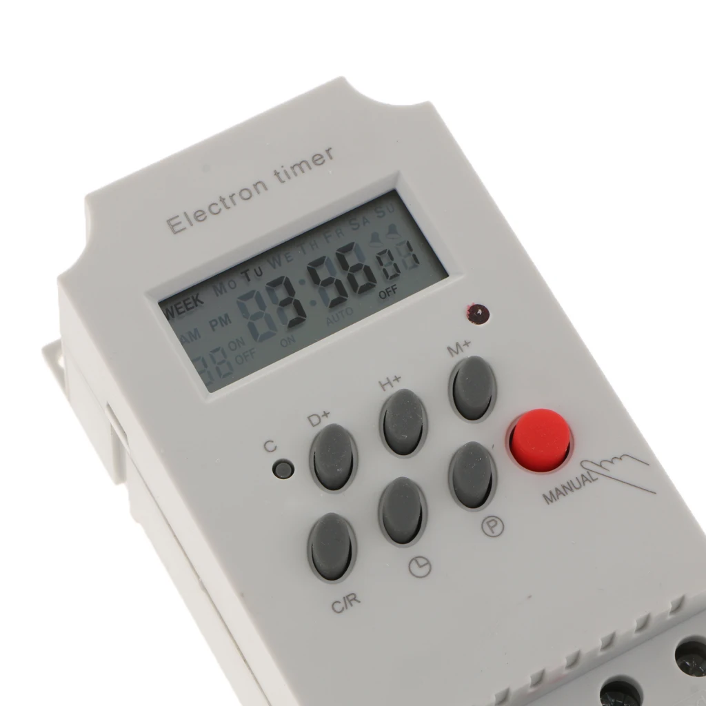 

LCD Screen Programmable Mini Timer Switch Time Relay Load High Power Relay AC/DC 12V