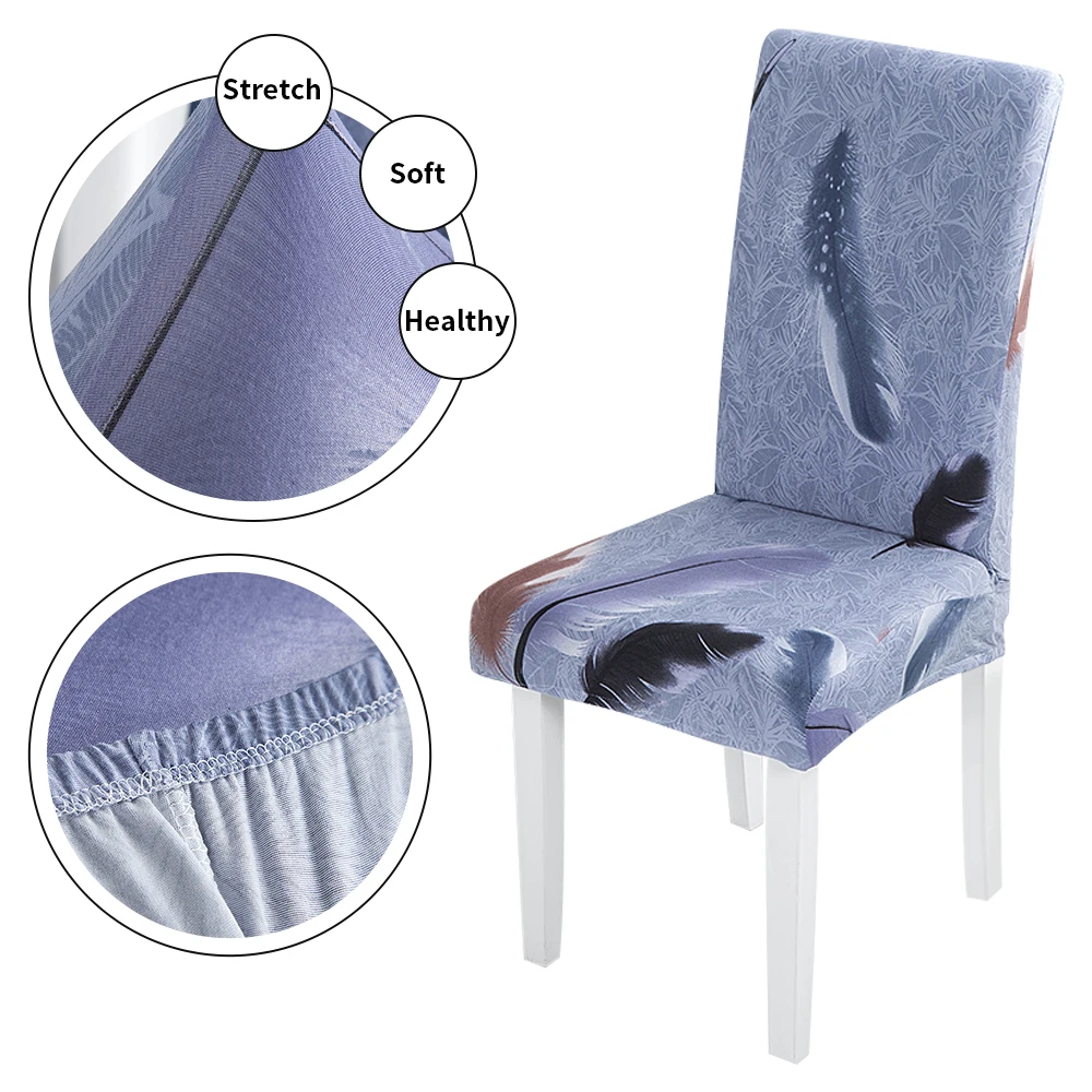 6 шт. эластичные Чехлы для обеденных стульев защита от пыли домашний декор