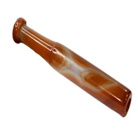 chinese old hongshan culture red agate natural agate cigarette holder
