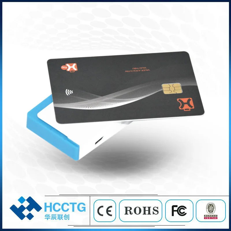 Устройство для считывания кредитных карт EMV устройство Bluetooth NFC + RFID IC Mifare Android и IOS