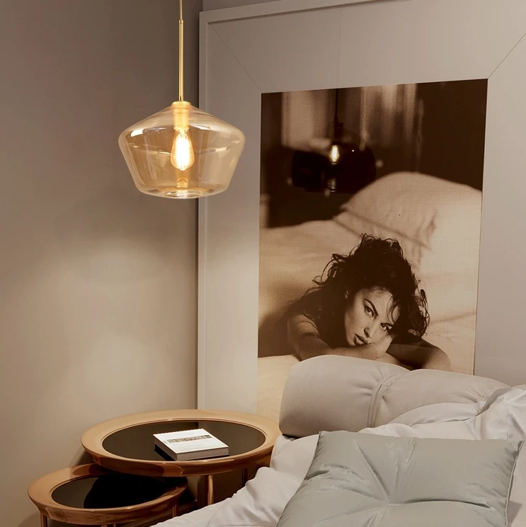 27 оптовая продажа E стеклянная лампа абажур Лофт подвесной светильник ing люстра