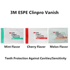 Стоматологический 5% фторид натрия, 2 упаковки по 3 м ESPE Clinpro Vanish, белый лак, мята с вишней со вкусом дыни, десенсибилизирующий гель Отбеливание зубов