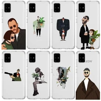 the professional anime style transparent phone case hull for samsung galaxy a50 a51 a20 a71 a70 a40 a30 a31 80 e 5g s shell art