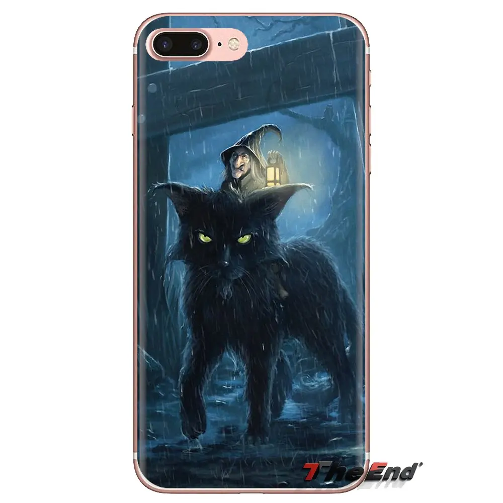 Картина ведьма акварель Арт Декор силиконовый чехол для телефона Samsung Galaxy A3 A5 A7 A9