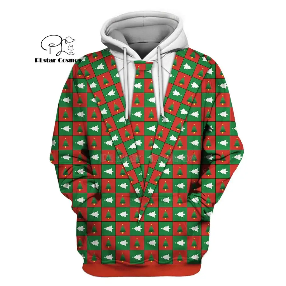 

Счастливого Рождества костюм 3d печать толстовки/свитшот для женщин мужчин смешной Харадзюку Хэллоуин косплей уличная одежда Прямая постав...