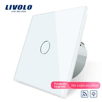 livolo eu standard switch vl c701dr 11 smart switch crystal glass panel ac 220250v remote dimmer wall light switch