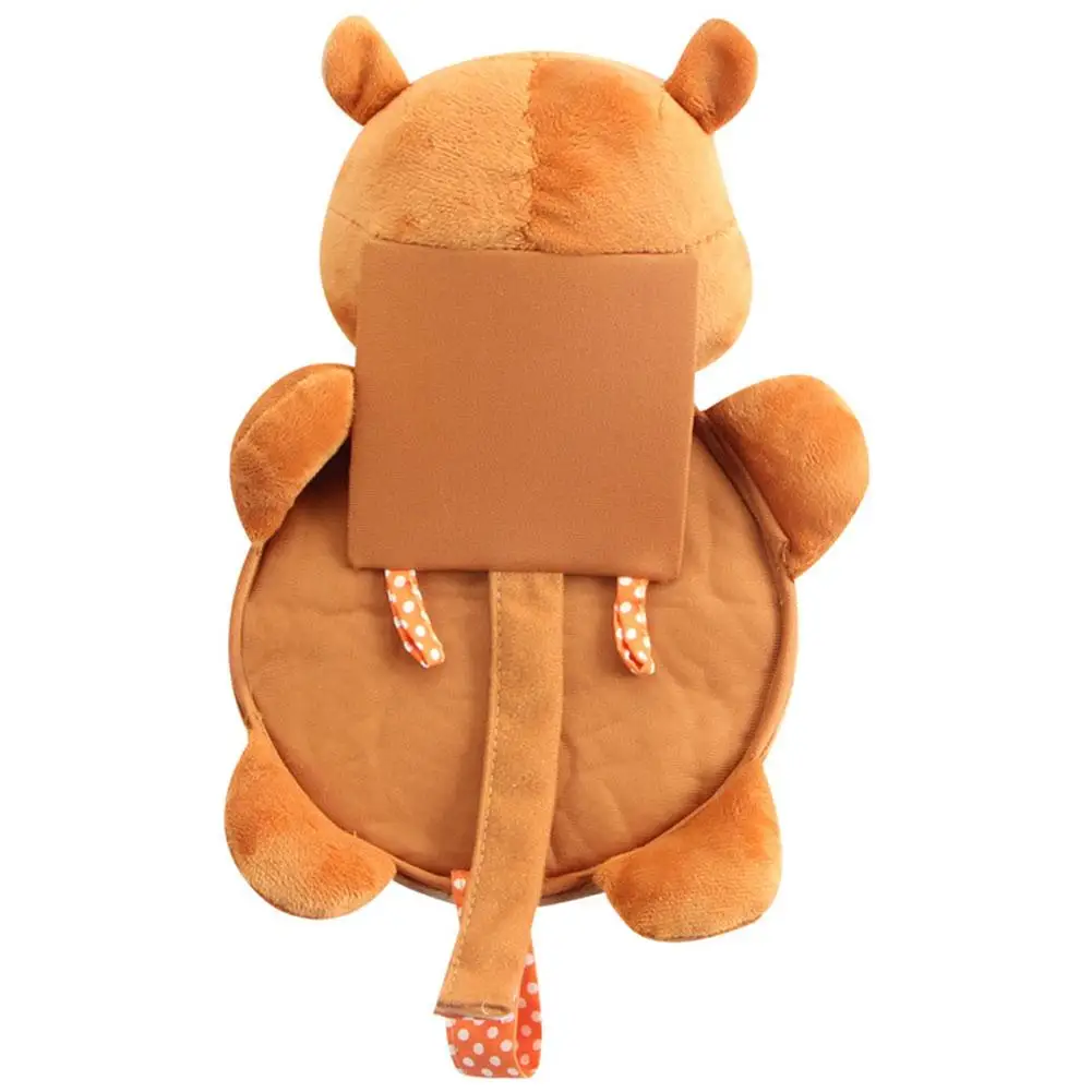 Espejos frontales para beb&eacute;, oso de peluche de dibujos animados, espejo ajustable para asiento trasero de coche, Monitor de visi&oacute;n de seguridad para ni&ntilde;os peque&ntilde;os-4