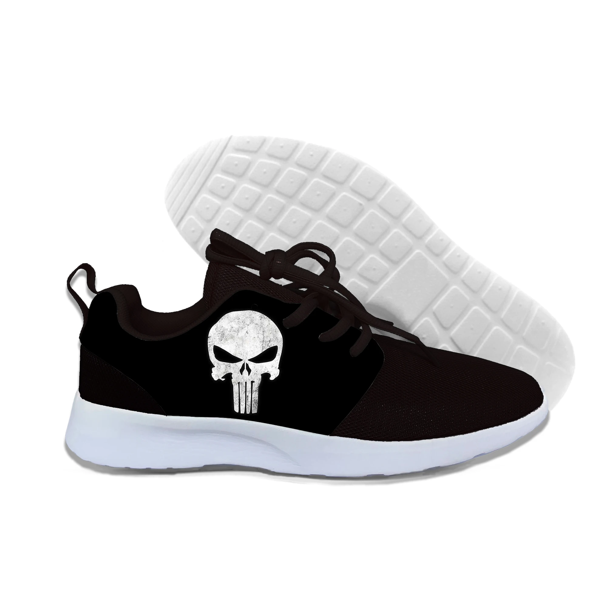 2019 New Fashion Punisher Skull Cosplay Sneakers Summer Unisex Lightweight Casual Shoes | Обувь