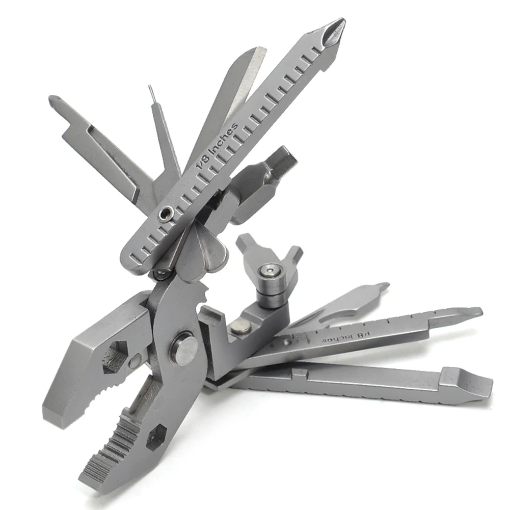 

25 in 1 Wire Cutter Stainless Steel Knife Pliers Outdoor Camping Cutter Screwdriver Bottle Opener Outdoor Survival Tools