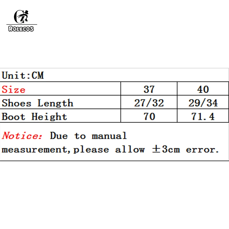 ROLECOS NieR:Automata/Обувь для костюмированной вечеринки Черная Женская обувь Длинные