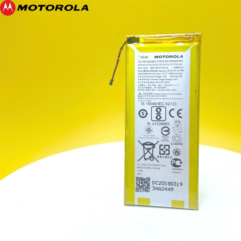 original motorola moto g5 plus xt1684 xt1685 xt1687 xt1681 3500mah hg40 phone batterytracking number free global shipping