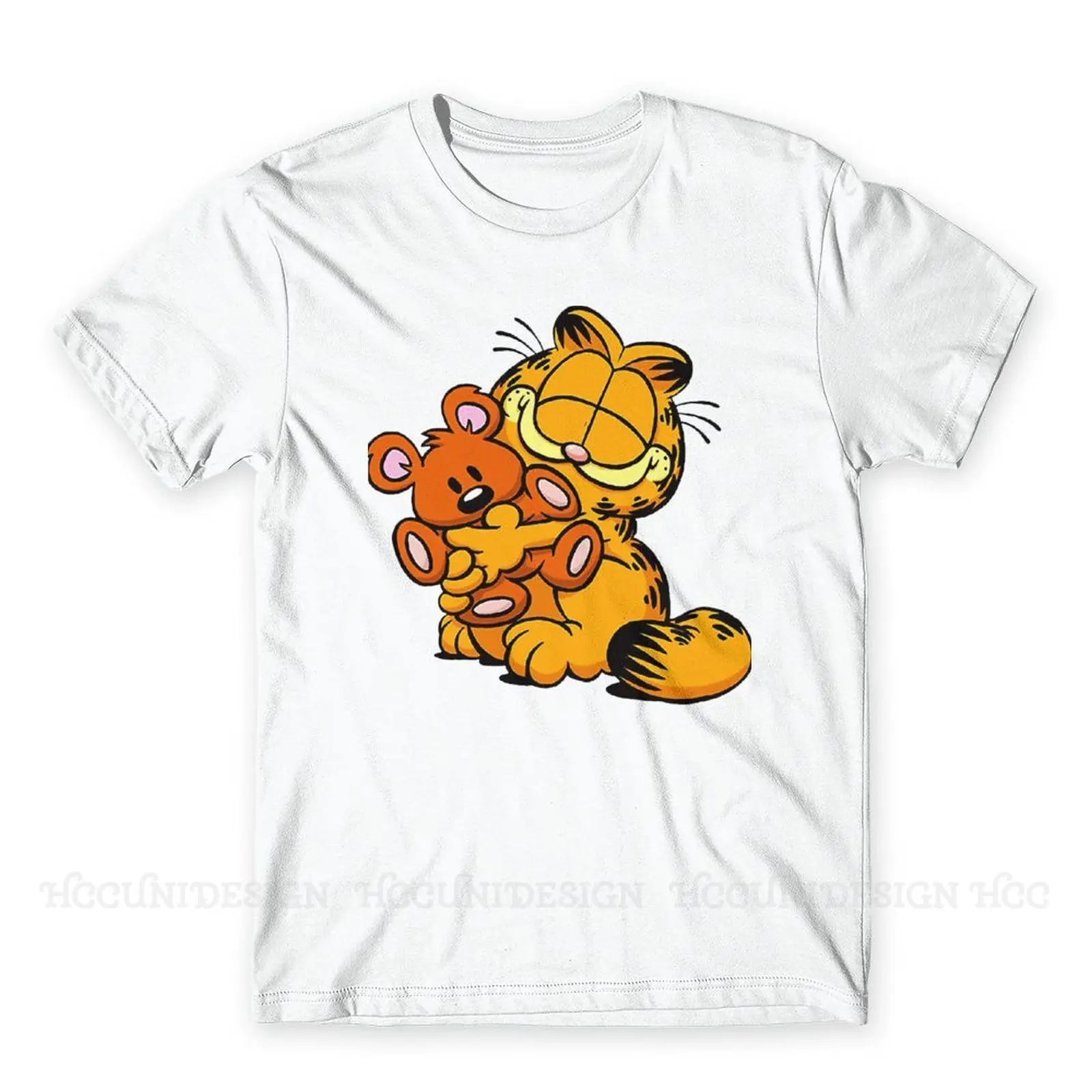 Высококачественная Мужская забавная футболка с мангой и надписью America Garfield из