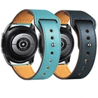 Ремешок кожаный для Samsung Galaxy watch Active 2, браслет для Huawei GT2Pro Galaxy watch 4Classic, 454046 мм, 20 мм 22 мм 44 мм