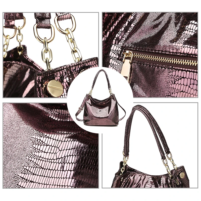 Новинка 2020 женские сумки на плечо кожаная сумка Женская роскошная дизайнерская мессенджер с цепочкой