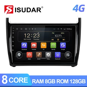 isudar t72 qled android 10 car radio for vwvolkswagenpolo sedan 2009 2017 car multimedia ram 8gb 4g camera dsp carplay no 2din free global shipping