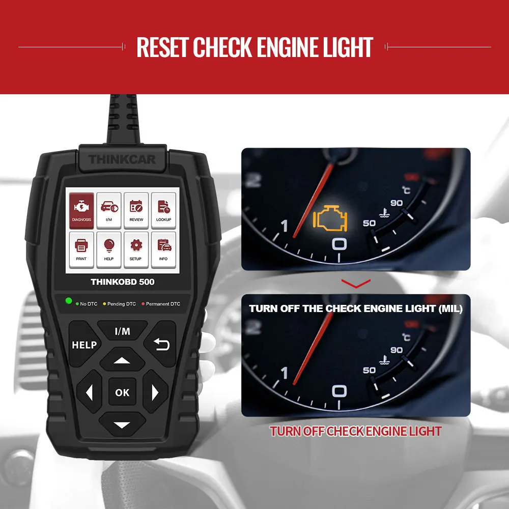 thinkcar thinkobd 500 obd2 scanner car code reader engine analyzer full syatem car auto diagnostic tools diag box free shipping free global shipping