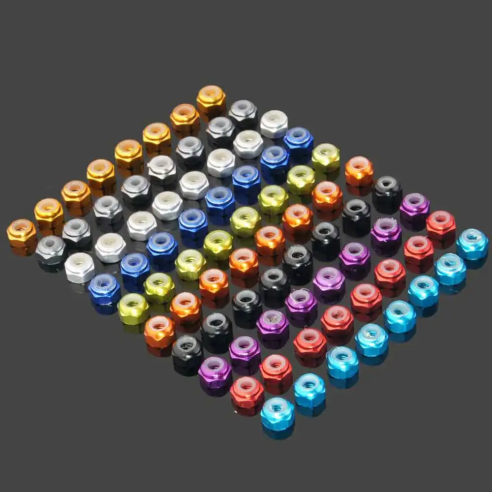 

RC 102048 (02102) Aluminum Nylon Nut M3 For HSP 1:10 On-Road Car Buggy Truck