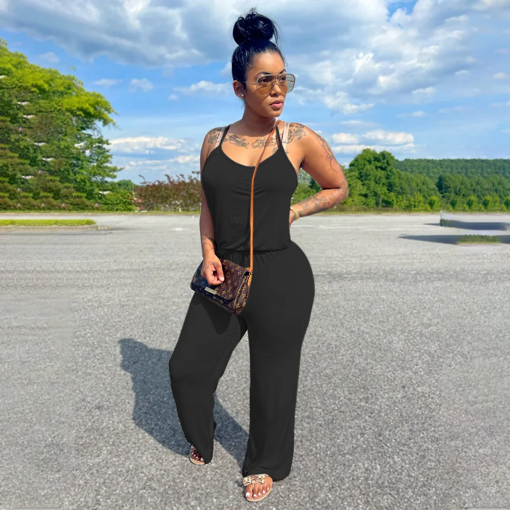 Новинка 2021 облегающие цельные комбинезоны повседневные однотонные женские