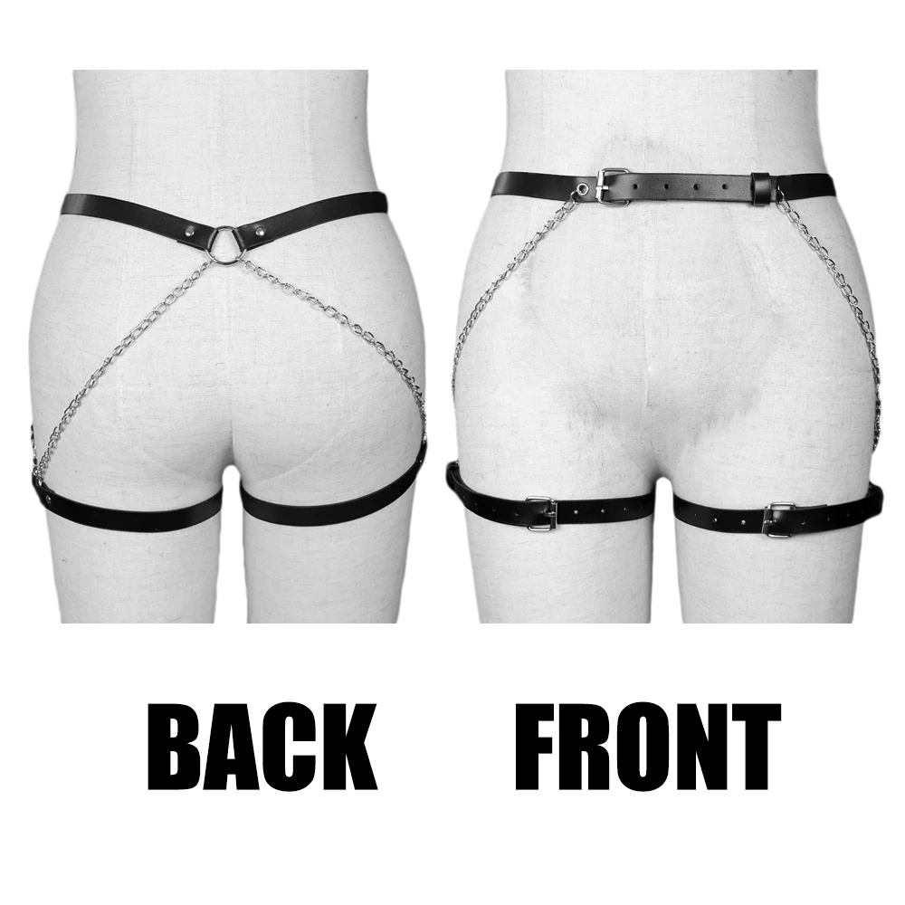 BAFEI винтажная цепочка подвязка на бедро ремень сексуальные кожаные ремни женские