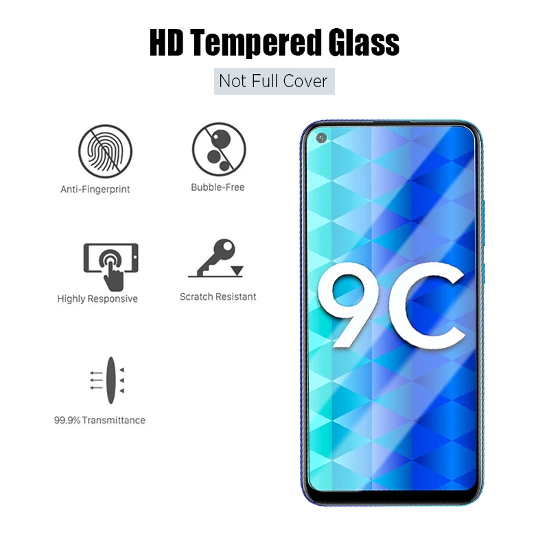 4pcs tempered glass for honor 30 20 10 9 10x 9x lite pro screen protector for honor 9a 8a 10i 20i 30i 9s 8s 8x 9c 8c phone glass free global shipping