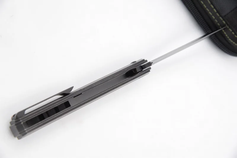 Карманный складной нож JUFULE OEM Qwaiken Flipper титановая ручка Mark M390 для ежедневного