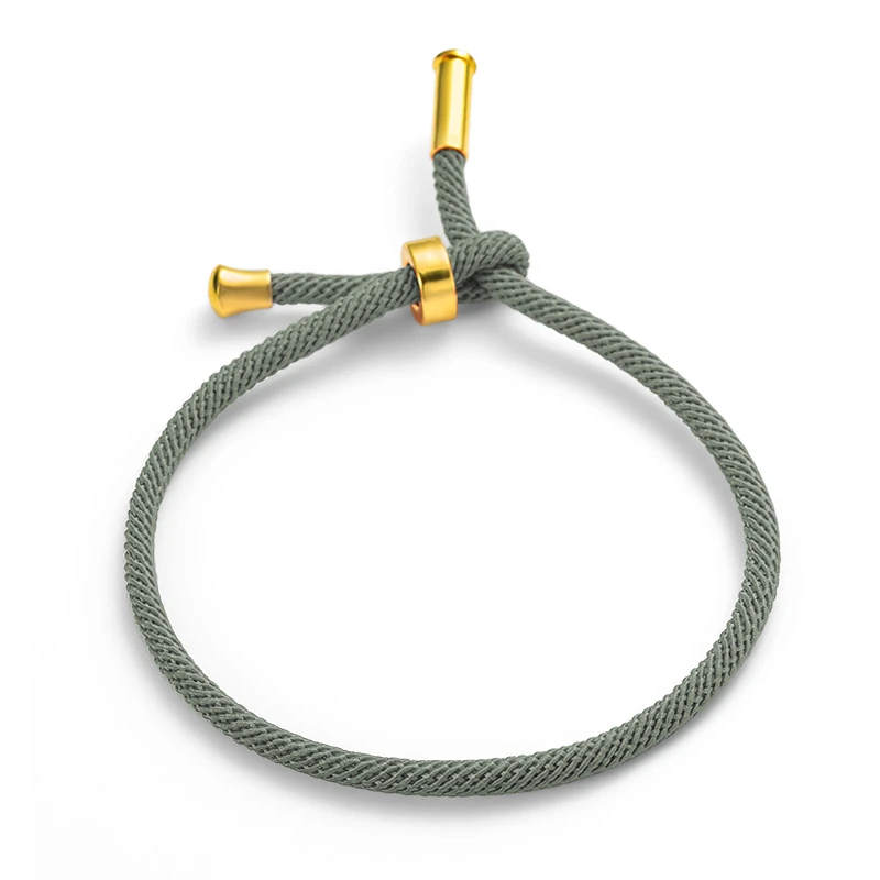 

82103 простой веревочный браслет-цепочка для женщин классический регулируемый плетеный браслет веревка макраме для мужчин женщин ювелирные ...