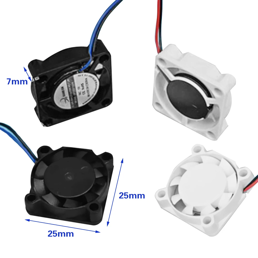 Микро Мини Бесщеточный вентилятор DC5V звука высокого Объём воздуха теплоотвод 2507