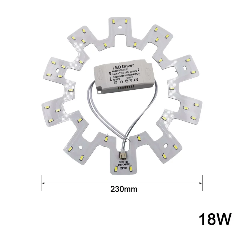 Modern LED Ceiling Lights 12-24W Kitchen Light source Module AC220V Living room Energy Saving Lighting Retrofit Board | Лампы и