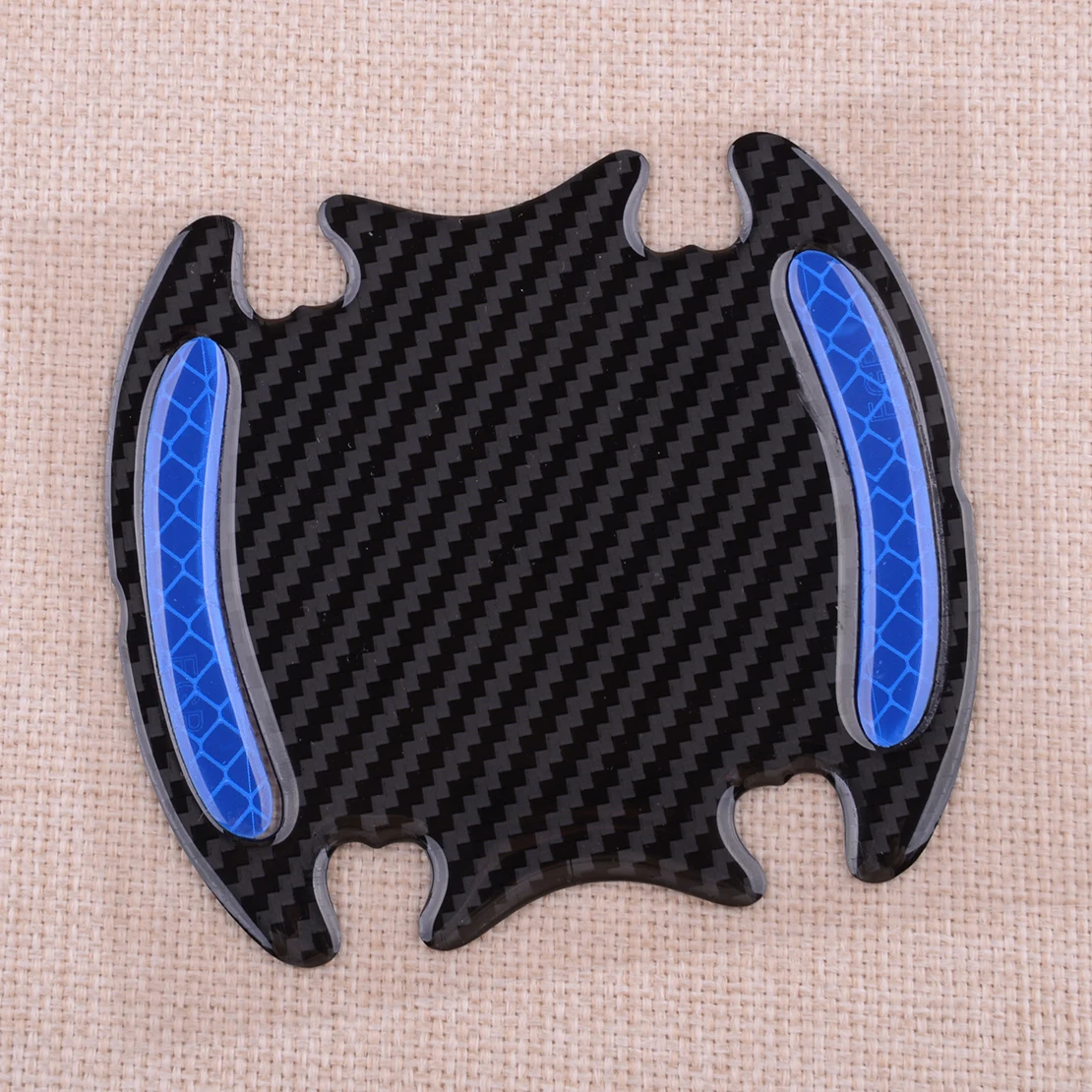 

8Pcs/Set Universal Car Styling Door Handle & Bowl Protective Film Reflective Sticker 3D Blue Anti Scratch Strips