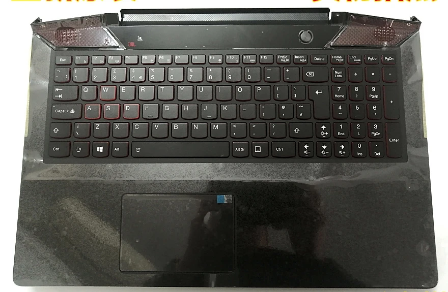 Barato Carcasa Original Para Lenovo Y700-15isk C, Carcasa Con Panel Táctil, Teclado Retroiluminado, Gran Carro UK, Cable 5CB0K97385