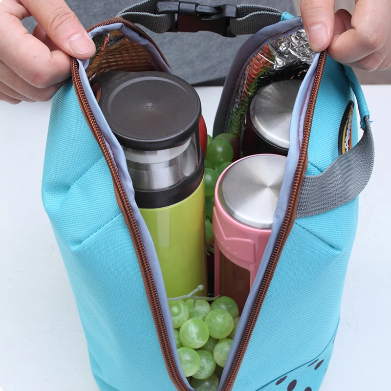 

Portable Insulated Lunch Bag Box Picnic Tote Cooler Bag