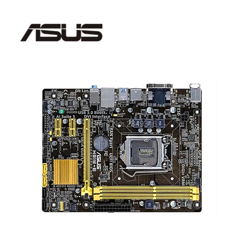 Разъем LGA1150 USB3.0 SATA3 для ASUS H81M E оригинальный б/у настольный компьютер Intel H81