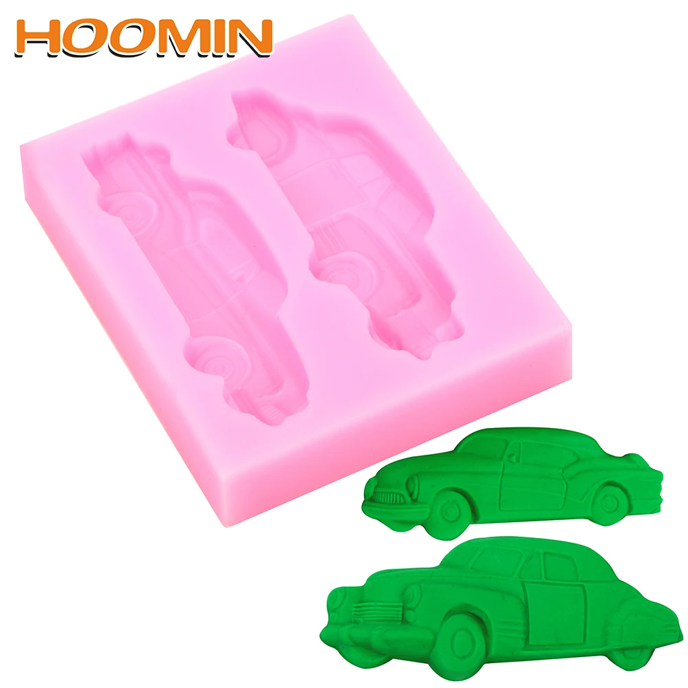 HOOMIN силиконовая форма для мультяшного автомобиля шоколада кухни выпечки сделай