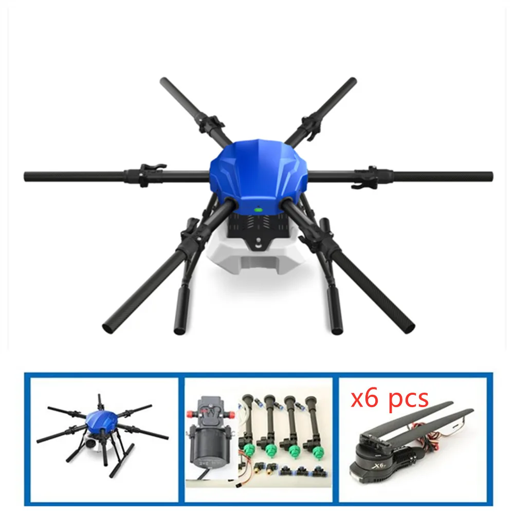 

EFT E610p 10KG 1404mm Wheelbase Flight Platform Waterproof Agricultural Spraying Drone 10L x6 Motor
