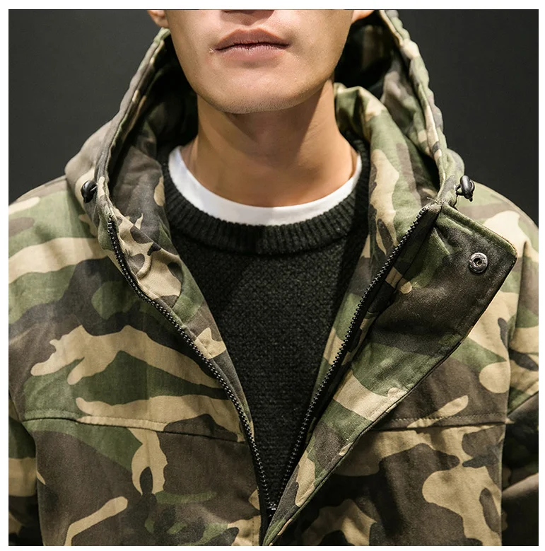 Мужская парка, зимние куртки, хлопок, Chaquetas Hombre, камуфляжное пальто, мужские повседневные камуфляжные куртки и пальто