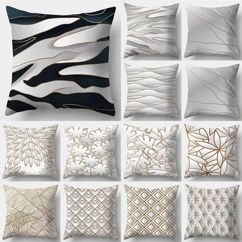 WZH градиент текстуры наволочка 45x45 см льняная декоративная Подушка на диван