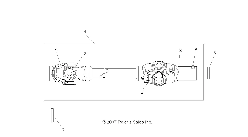 

KIT U-JOINT & KIT-CROSS BEARING of PROP SHAFT for Polaris RANGER 4X4 400 & RANGER 4X4 500 700 2203703