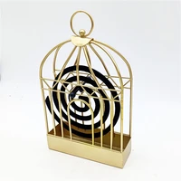 2021new lighting frame board home decoration creative mosquito repellent incense frame nordic style bird cage shape summer day