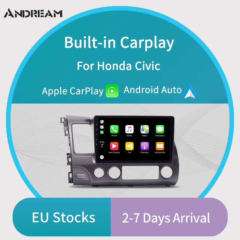 10 &quotВстроенный carplay Android 8 1 Восьмиядерный 2G + 32G Автомобильный мультимедиа для Honda