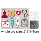 Металлические штампы и штампы врачи и медсестры для самостоятельного скрапбукинга, карточек, трафаретов, бумажных изделий, альбомов ручной работы