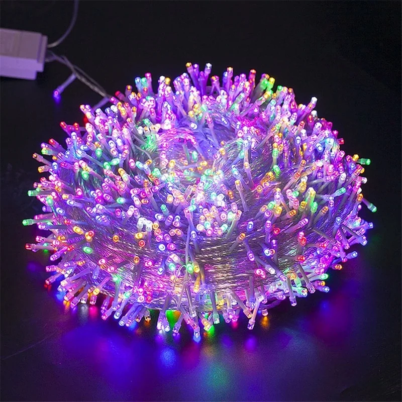 

10M 20M 30M 50M 100M Festoon Led String Fairy Light 8 Modes Christmas Decoration Light for Wedding Party Holiday Christmas Light