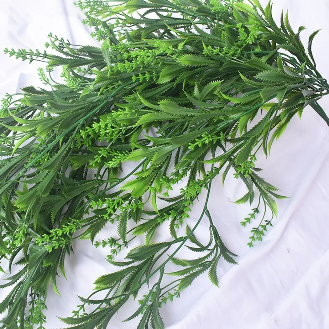 

Green Artificial Vine Hanging Home Succulent Wall Decor Fake Fern Foliage