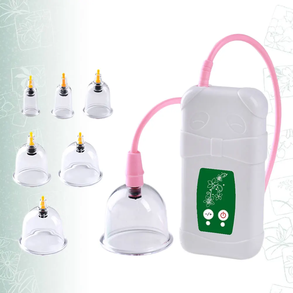 

1 Set 12-cup Dump Clearing Vacuum Powerful 12-cup Cupping Therapy Instrument Cupping Device Cupping Accessory