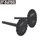 Алмазный мини турбо пильный диск 2 шт., 6 мм хвостовик для резки диска, гравировки и резьбы, диск для гранита, мрамора, камня, бетона