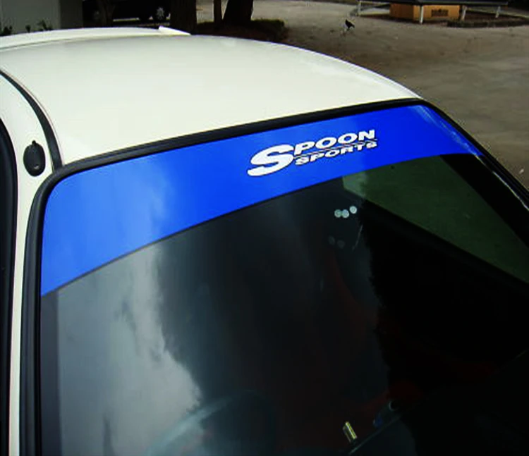 Стайлинг автомобиля виниловая лента Авто Передняя ветровка Наклейка для GK5 JDM