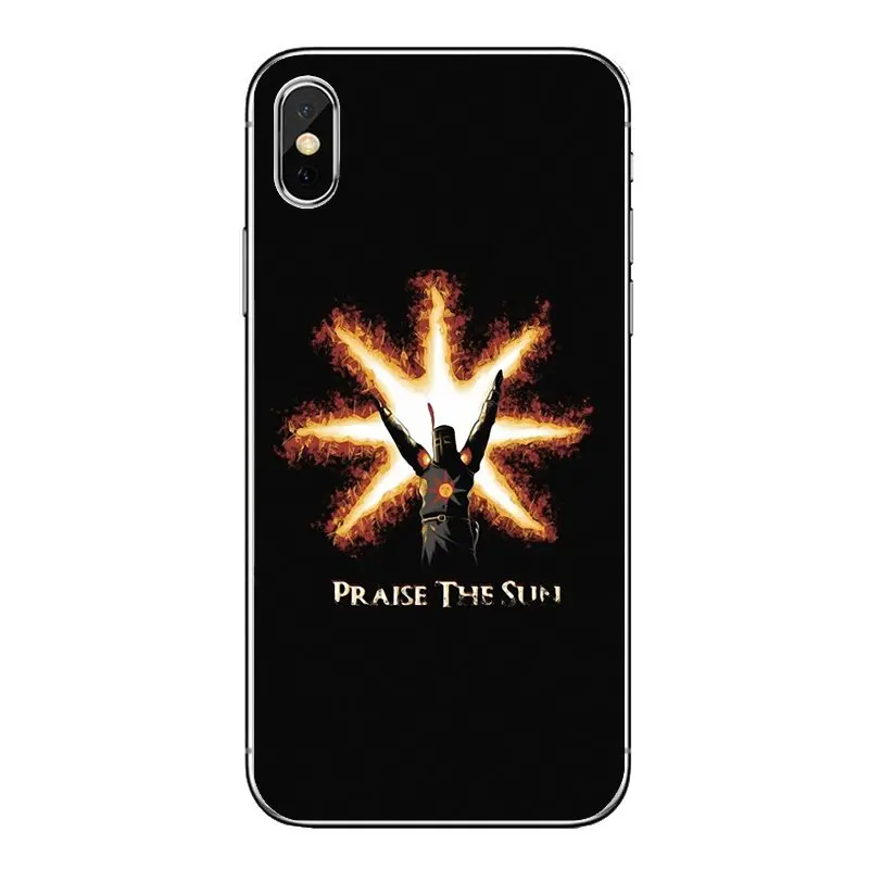 Transparent Soft Cases Covers Praise the Sun Dark Souls For Xiaomi Mi A1 A2 5X 6X 8 lite SE Pro Max Mix 2 2S 3 Mi5 Mi5S |
