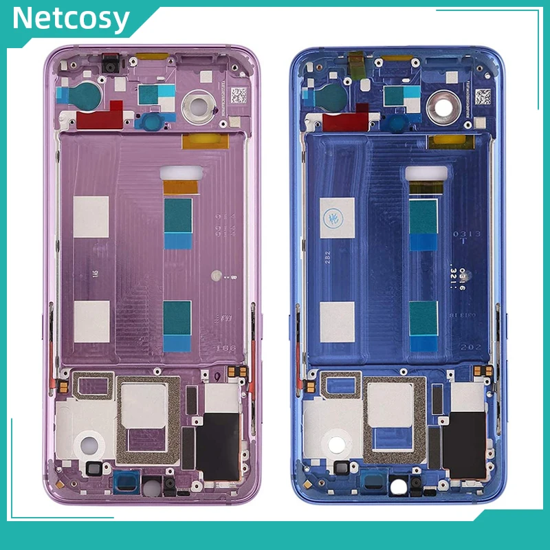 Netcosy средняя рамка Обложка корпуса ремонт с боковым ключом для Xiaomi Mi 9 пластина